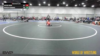85 lbs Quarterfinal - Jacob Gwin, OK Elite 14U 2 vs Brison Romero, Full Circle 14U