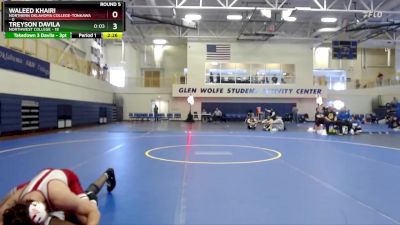 149 lbs Round 5 (6 Team) - Waleed Khairi, Northern Oklahoma College-Tonkawa vs Treyson Davila, Northwest College