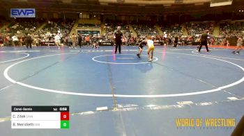 52 lbs Consolation - Corbyn Zitek, Cavalry Wrestling Club vs Ben Meridieth, GGB Ohio