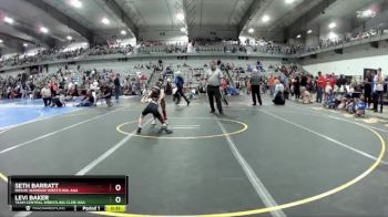 55 lbs Cons. Round 4 - Levi Baker, Team Central Wrestling Club-AAA vs Seth Barratt, Rogue Warrior Wrestling-AAA