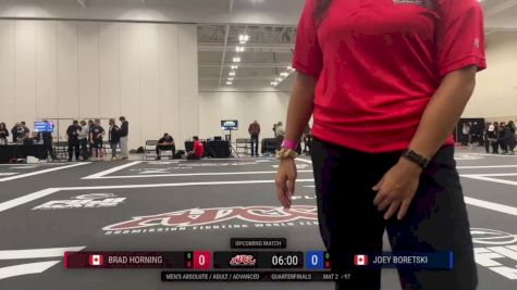 Brad Horning vs Joey Boretski 2025 ADCC Niagara Open
