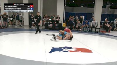 51 kg Cons. Rd Of 16 - Nolan DeShon, Seasons Freestyle Club vs Shaefer Hoffman, Steller Trained Wrestling