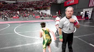 95 lbs Champ. Round 2 - Brady Queensberry, Askren Wrestling Acadamy vs Klay Gajewski, Edgar