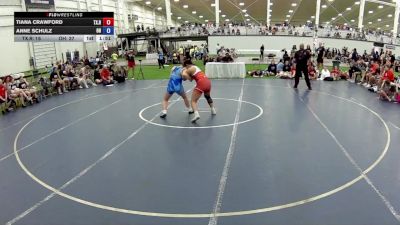 135 lbs Tiana Crawford, Texas Red vs Anne Schulz, Ohio