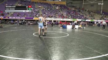 133 lbs Placement Matches (16 Team) - Cael Woods, Tiffin vs Braiden Kort, Augustana (SD)