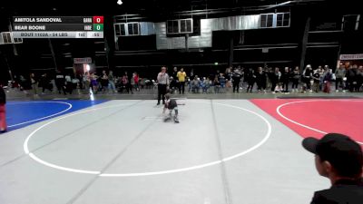 54 lbs Round Of 16 - Amitola Sandoval, Ganado WC vs Bear Boone, Independent