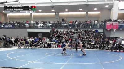 126 lbs Semifinal - Alexander Depratti, Xavier vs Seamus Brannigan, Staples