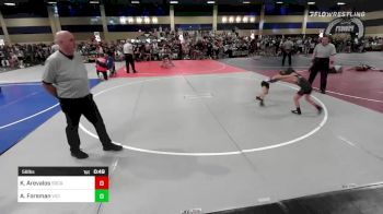 58 lbs Quarterfinal - Kayden Arevalos, SoCal Grappling Club vs Axel Forsman, Vici WC