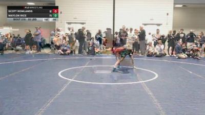 55 lbs Consi Of 8 #2 - Scott Rowlands, DE vs Waylon Rice, PA