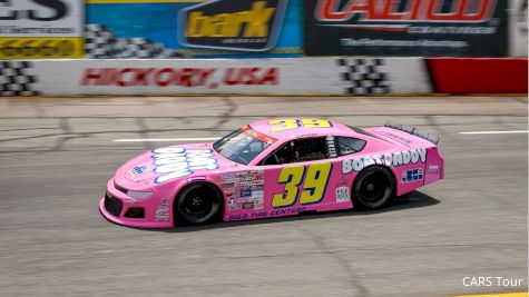 Landon Huffman Racing Dad's Pink Cadillac In Throwback Classic