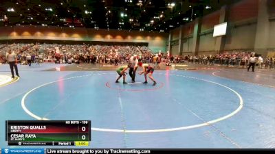 138 lbs Cons. Round 2 - Kriston Qualls, Liberty vs Cesar Raya, St. Mary`s