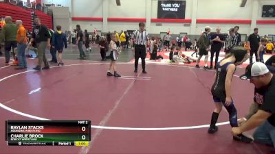 50 lbs Champ. Round 2 - Charlie Brock, Bobcat Wrestling vs Raylan Stacks, Assassins Wrestling