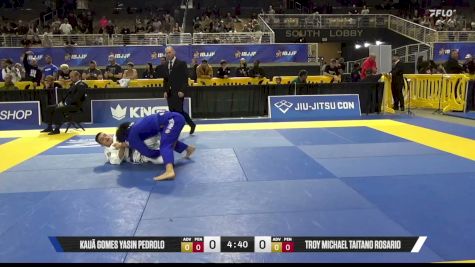 Kauã Gomes Yasin Pedrolo vs Troy Michael Taitano Rosario 2026 Pan Jiu Jitsu IBJJF Championship