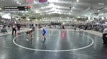 144 lbs Semis & 1st Wb (8 Team) - Leland Moranski, Clarksville High School vs Trapper Lippincott, Nolensville High School
