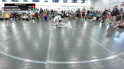 80 lbs Quarterfinal - Logan Bonfilio, EP Rattlers-EL vs Steven Imbrogno, Rogue Wrestling Club-EL