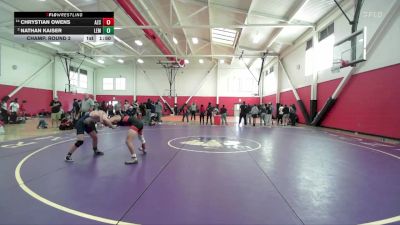 125 lbs Champ. Round 2 - Nathan Kaiser, Lemoore College vs Chrystian Owens, Arizona Christian