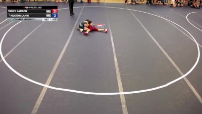 58 lbs Champ. Round 2 - Vinny Larsen, MN Elite vs Keaton Lanik, MN Elite