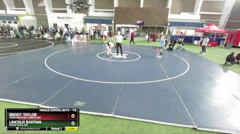 115 lbs Quarterfinal - Brody Taylor, Team Prestige Wrestling vs Lincoln Bastian, Idaho Gold WC