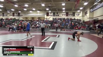 150 lbs Round 3 - Ethan Praska, NH/TV vs Gable Underbakke, West Liberty