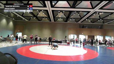 100 lbs 3rd Place Match - Sawyer Mitchell, GA vs Avalie Gantt, SC