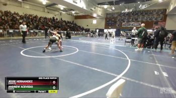 113 lbs 3rd Place Match - Jesse Hernandez, Santa Fe vs Andrew Acevedo, Norco