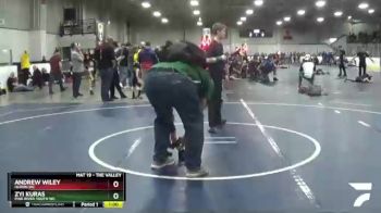 43 lbs Cons. Round 1 - Zyi Kuras, Pine River Youth WC vs Andrew Wiley, Huron WC