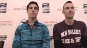 Donn Cabral & Andy Baddley ready to open up the legs at New Balance Indoor GP Press Conference