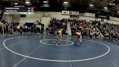 133 lbs Quarterfinal - Dawson Schmit, Upper Iowa vs Matthew Chi, Wisconsin-Parkside