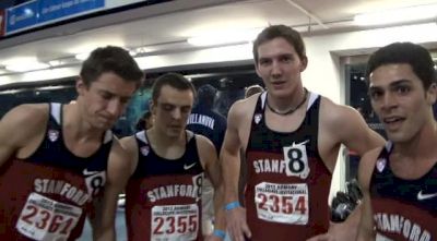 Stanford men come from behind to win DMR at 2013 Armory Collegiate Invite