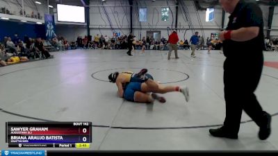 170 lbs Semifinal - Briana Araujo Batista, Unattached vs Sawyer Graham, Augustana (IL)