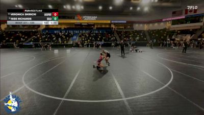 120 lbs Champ. Round 2 - Veronica Skibicki, Lockport (Twp.) vs Tess Richards, Solon