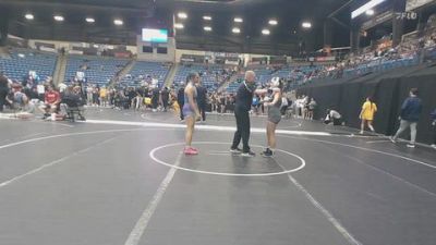 145 lbs Champ. Round 1 - Aaliah Guebara, Unattached vs Delainey Rodriguez, Colby Community College