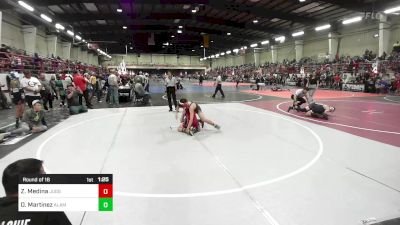 116 lbs Round Of 16 - Zion Medina, Juggernaut WC vs Daniel Martinez, Alamosa