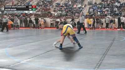 120_B lbs Quarterfinal - Colton Shuttlesworth, Cedar Cliff vs Jacob Baker, River Valley
