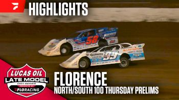 Highlights | 2025 Lucas Oil North/South 100 Thursday Prelim at Florence Speedway