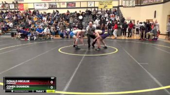 157 lbs Cons. Round 1 - Cohen Shannon, Findlay vs Donald Mikuluk, Lakewood