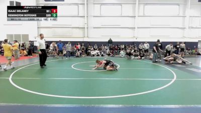 114 lbs Quarterfinal - Isaac Delaney, WV Lunatics-MS vs Remington Botoske, Carrollton Warrior-MS