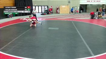 157 lbs Cons. Semi - Ayden O`Brien, Grand View vs Cullen Koedam, Grand View