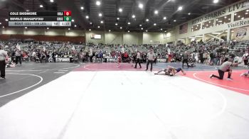 156 lbs Quarterfinal - Cole Skidmore, Orland WC vs Sevelo Mahafutau, Crusader Wrestling