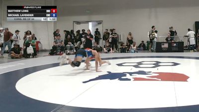 57 kg Cons. Rd Of 64 - Matthew Long, Beaver Wrestling Club vs Michael Lavender, Cornerstone Mat Club