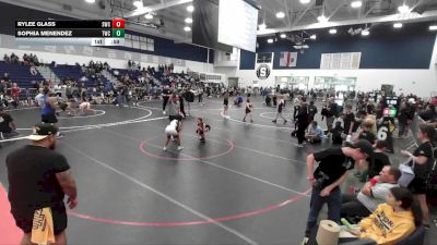94-102 lbs Cons. Semi - Sophia Menendez, Threshold Wrestling Club vs Rylee Glass, Stealth Wrestling Club