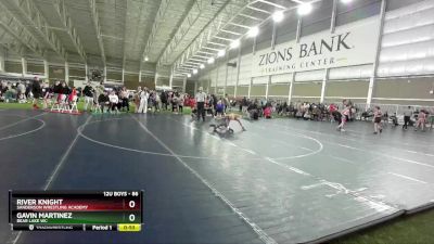 86 lbs Cons. Round 2 - River Knight, Sanderson Wrestling Academy vs Gavin Martinez, Bear Lake WC