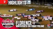 Highlights | 2025 Lucas Oil North/South 100 Friday Prelim at Florence Speedway