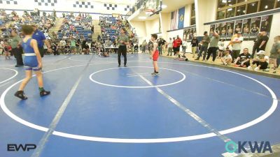 64 lbs Consi Of 4 - Drew Lawson, Ponca City Wildcat Wrestling vs Kamden Woolman, Tiger Trained Wrestling