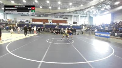 215 lbs Round 1 (3 Team) - Liam Hastings, Long Beach Sr vs Omar Almlaiti, West Genesee Sr HS