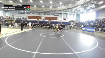 215 lbs Round 1 (3 Team) - Liam Hastings, Long Beach Sr vs Omar Almlaiti, West Genesee Sr HS