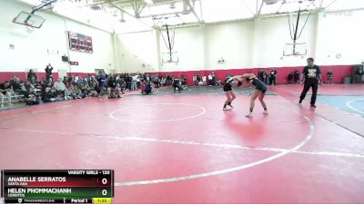 120 lbs Champ. Round 2 - Anabelle Serratos, Santa Ana vs Helen Phommachanh, Cerritos