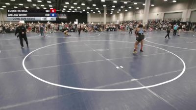 130 lbs Cons. Sub-semis - Willow White, Florida vs Sussette Bell, California