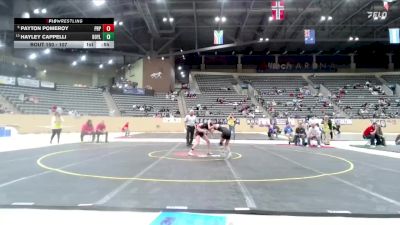 107 lbs Cons. Round 1 - Payton Pomeroy, Pleasure Ridge Park vs Hayley Cappelli, Boyle County