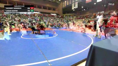 165 lbs Quarterfinal - Logan Easter, Panther Youth Wrestling-CPR vs Zackery Kendrick, Cyclone Youth Wrestling